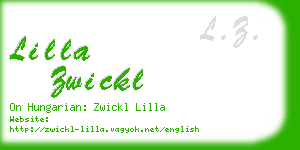 lilla zwickl business card